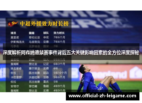 深度解析阿森纳遭禁赛事件背后五大关键影响因素的全方位深度探秘 深度解析阿森纳遭禁赛事件背后五大关键影响因素的全方位深度探秘